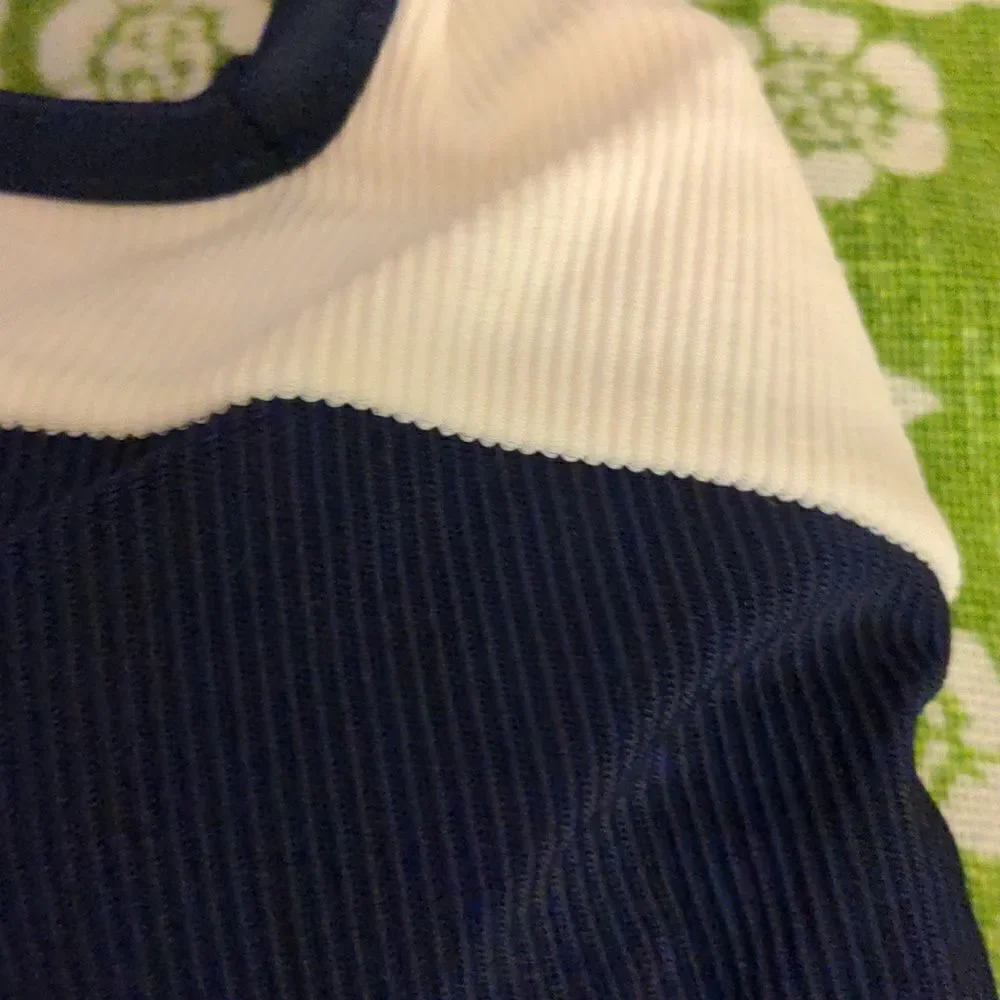 Maillot blue white